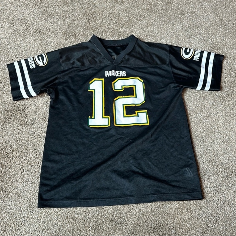 Black Packers Jersey with Number 12